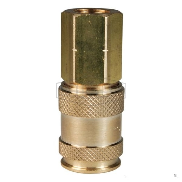 Dixon U Series Female Quick Disconnect Pneumatic Coupler, 3/8-18 Nominal, Quick Disconnect Coupler x NPTF, 3UF3-B - main